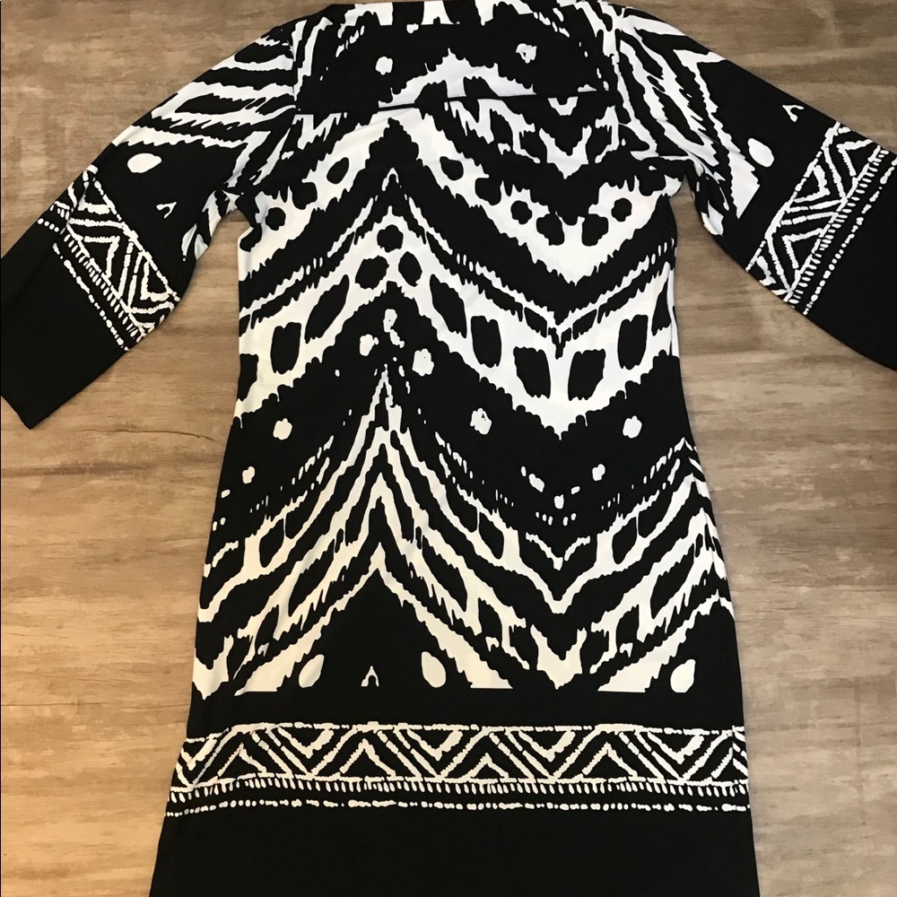 Black and white dress